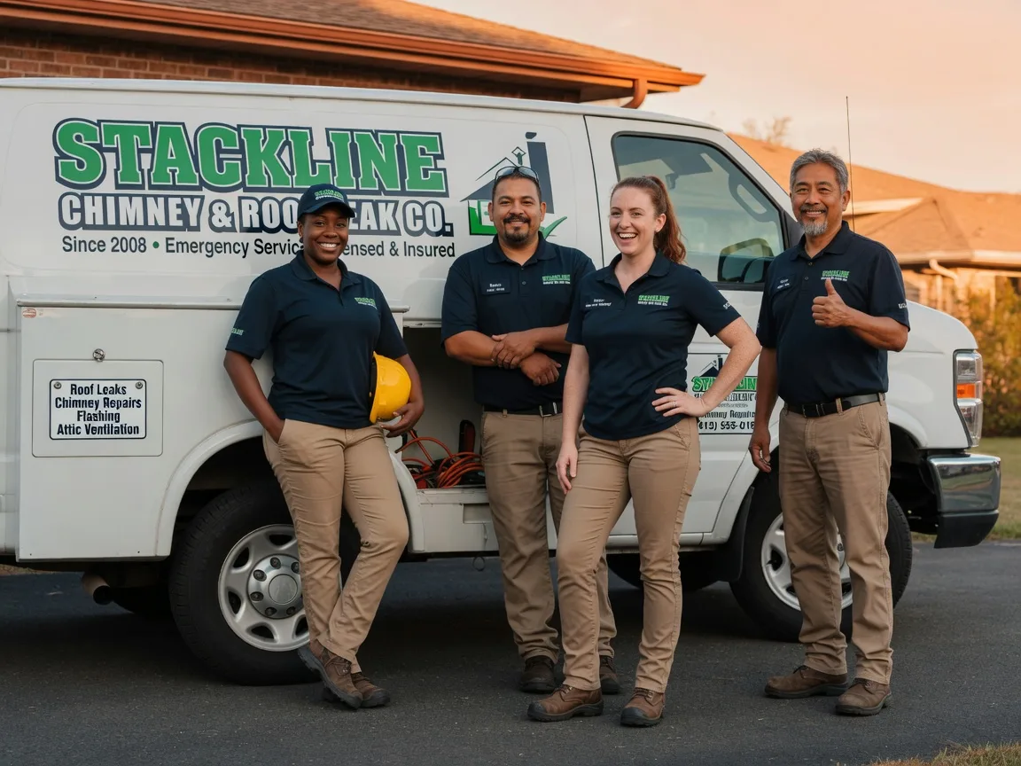 Chimney flashing repair company in Applegate, MI